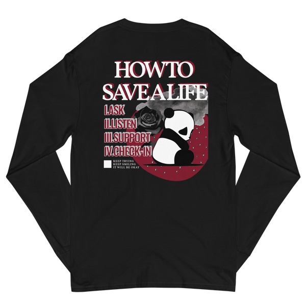 SAVE A LIFE Men's Champion Long Sleeve Shirt